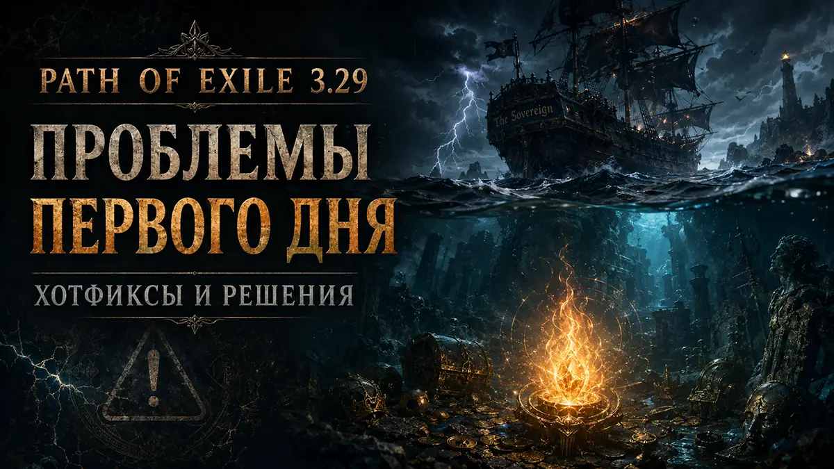 Проблемы первого дня и хотфиксы Path of Exile 3.29 «Проклятие Всепламени»