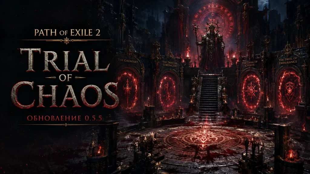 Trial of Chaos в Path of Exile 2 0.5.5 — переработка испытания до 30 комнат