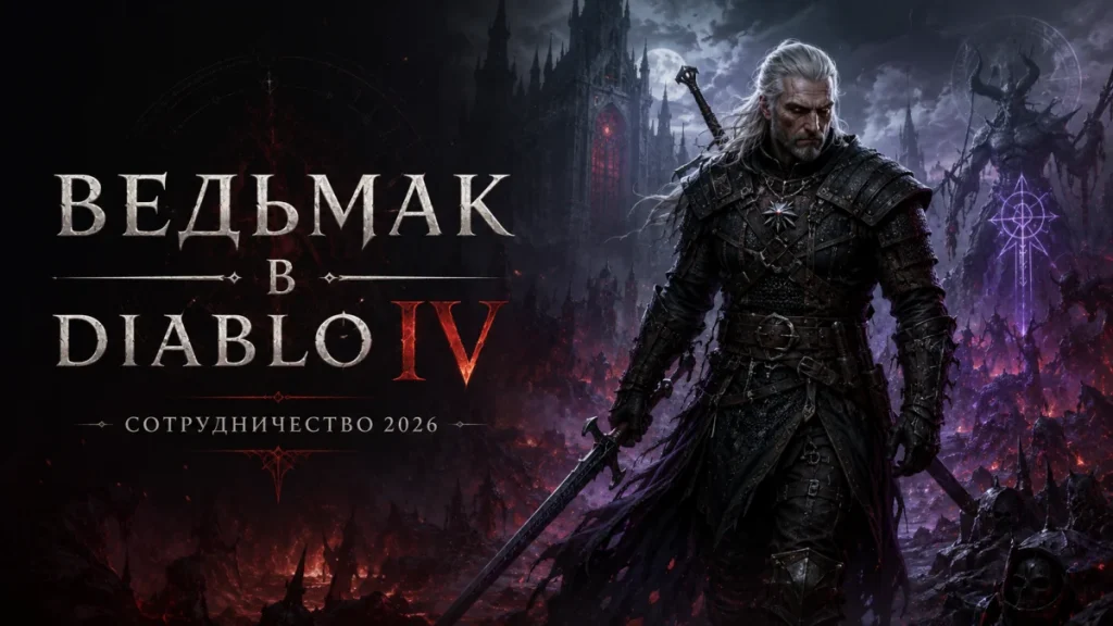 Ведьмак в Diablo IV — сотрудничество Blizzard и CD PROJEKT RED