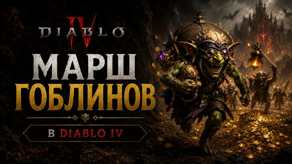 Марш гоблинов Diablo IV — событие с повышенным количеством алчных гоблинов