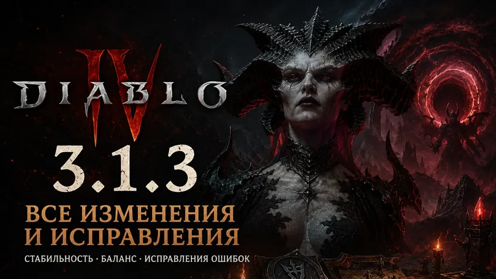 Diablo IV 3.1.3 — исправления Эха Мефисто и Оскверненной жницы