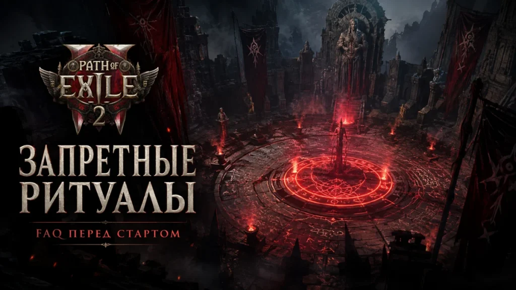 FAQ по Запретным ритуалам в Path of Exile 2 — ответы GGG перед стартом
