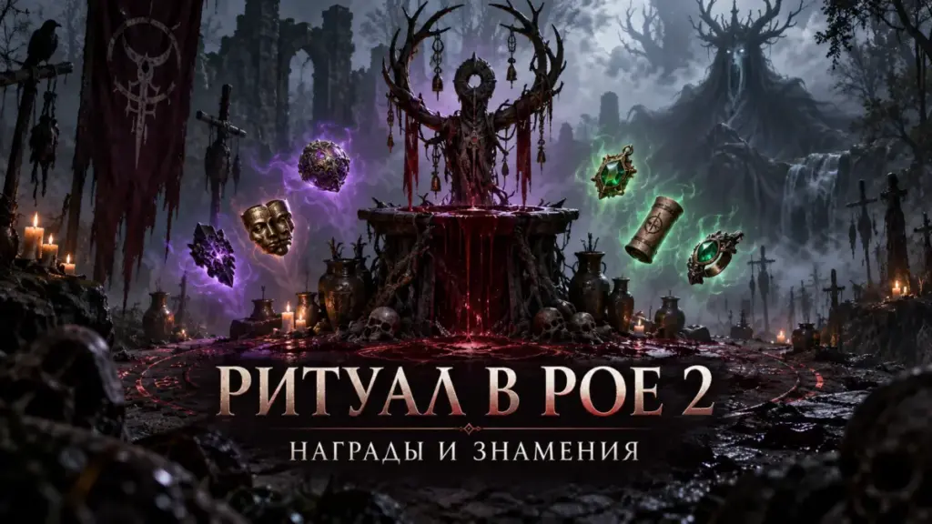 Ритуал в Path of Exile 2 0.5.5 — награды, знамения и дань