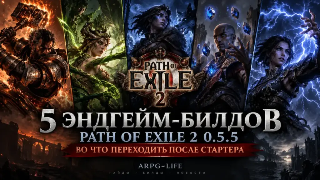 5 эндгейм-билдов Path of Exile 2 0.5.5 после стартера