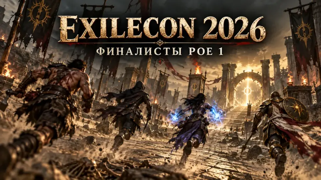 ExileCon 2026 PoE 1 — четыре финалиста квалификаций Path of Exile 1
