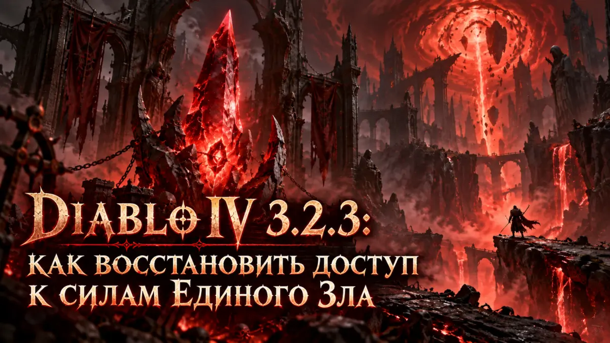 Diablo IV 3.2.3 — как восстановить доступ к силам Единого Зла после ошибки сезонного задания