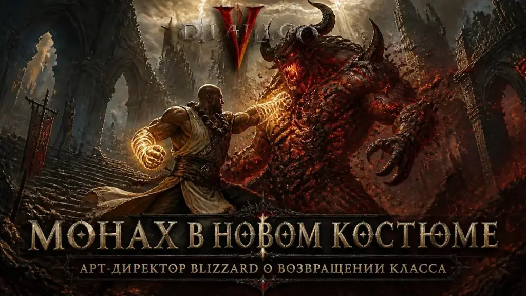 Монах в Diablo V BlizzCon 2026: обложка новости