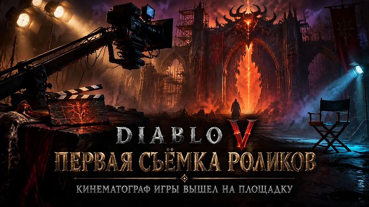 Съёмочный павильон Diablo V — Neil David Carter, первая съёмка