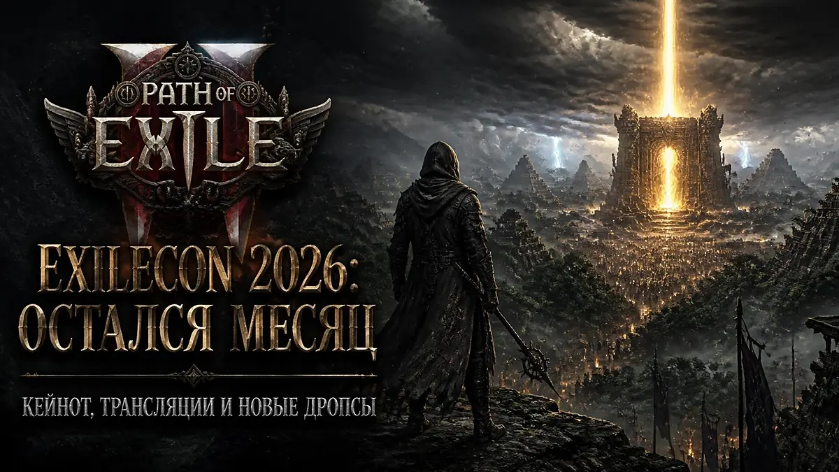 Path of Exile 2 ExileCon 2026 — арт к новости о конвенции GGG