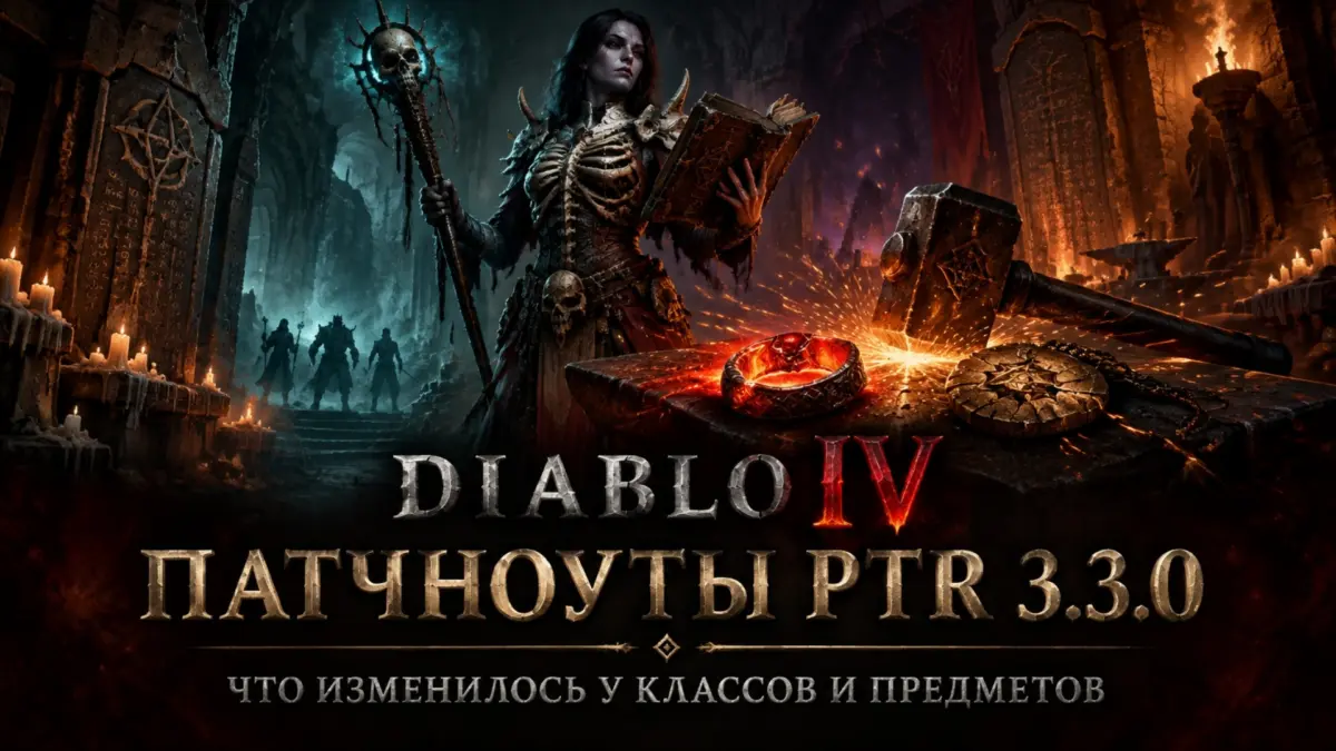Diablo IV 3.3.0 PTR: патчноуты тестового мира 16 сезона
