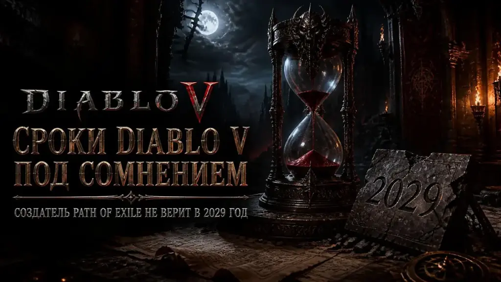 Diablo V delay 2029 — создатель Path of Exile усомнился в сроках Blizzard